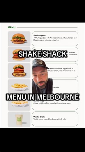 Shake Shack Menu Highlights at Australian Open Melbourne