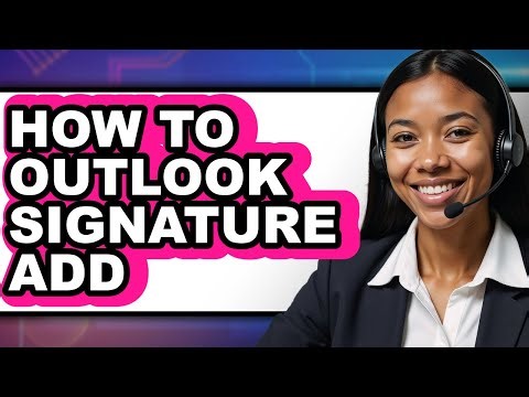 How to Outlook Signature Add (only Way)