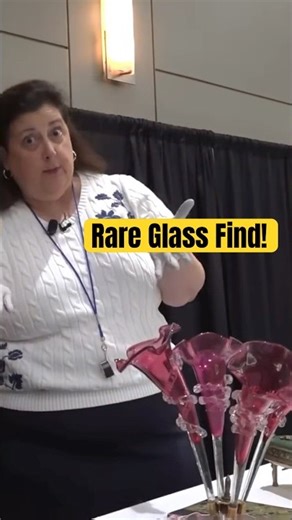 Rare Cranberry Glass Find at Dr. Lori's event
