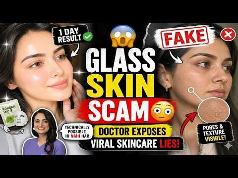 1 Day Glass Skin? 😳 Doctor EXPOSES Viral Skincare Scam!