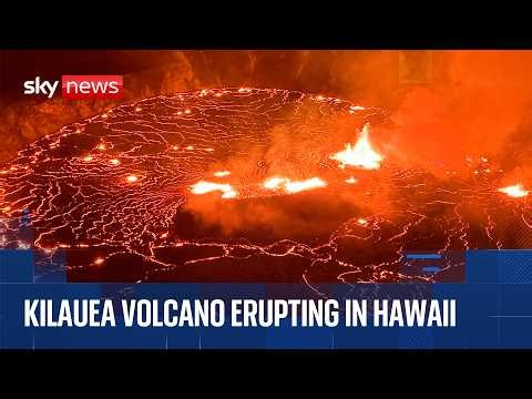 Watch Kilauea volcano erupting in Hawaii