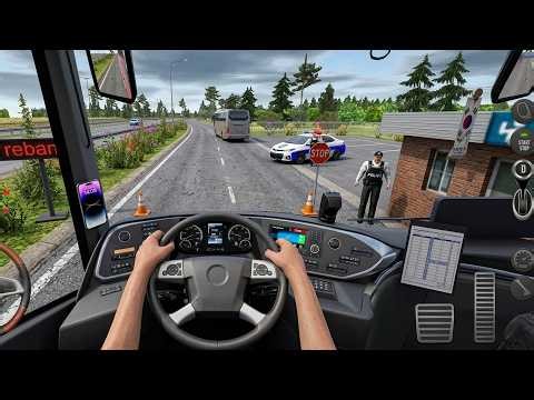 Bus Simulator Ultimate Gameplay #3 | Setra Bus Realistic POV Drive – Highway Police Checking