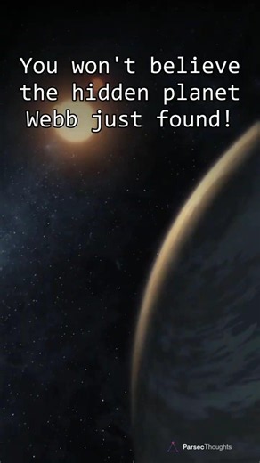 You won't believe the hidden planet the James Webb Space Telescope just found! #planet #nasa #space