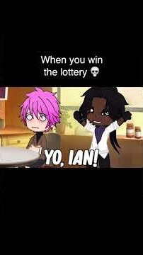 When You Win The Lottery 💀 | Gacha Life #Shorts