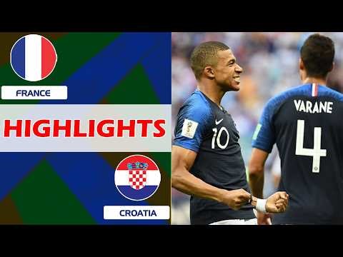 🔴 France vs Croatia | Dream final | Giants collide