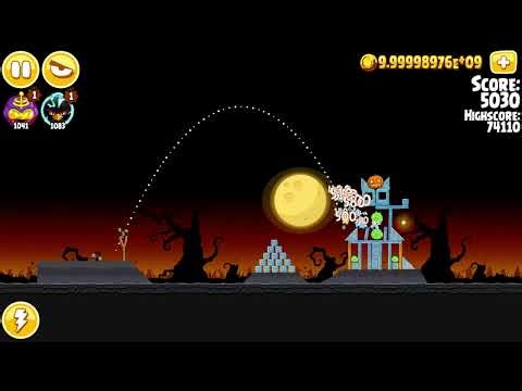 Angry Birds Seasons (2010) - Trick or Treat Level 1-3 Gameplay Walkthrough