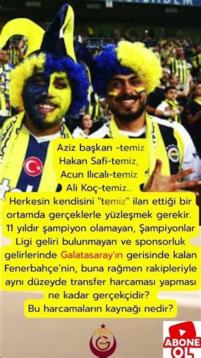 FENERBAHÇELİLER BUNU DÜŞÜNÜYOR MU?(Galatasaray News & Analyse) #shorts #short #reels #keşfet #funny