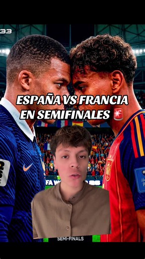 España vs Francia en semifinales #mandosanabria #futbol #mundial #fifaworldcup #mbappe Mundial, World Cup