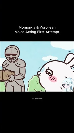 ENBUUUU 🥺🥺 #vtuberID #momonga #chiikawa #voiceacting