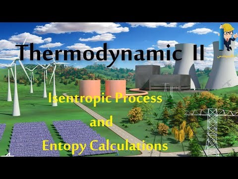 Isentropic Process and Entropy Calculations
