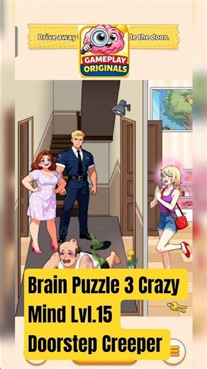 Can You Solve? Drive Away The Creep Outside The Door. Doorstep Creeper. #explore #games #fun