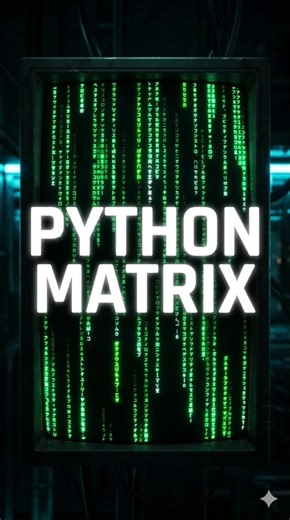 Create a Hacker Screen Effect Using Python #codingshorts #python #coding #codingtrick #matrixtricks