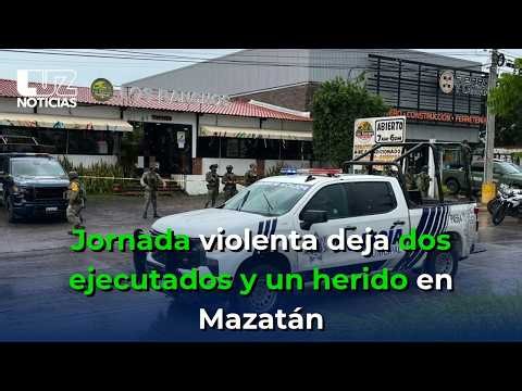 Jornada violenta deja dos ejecutados y un herido en Mazatán