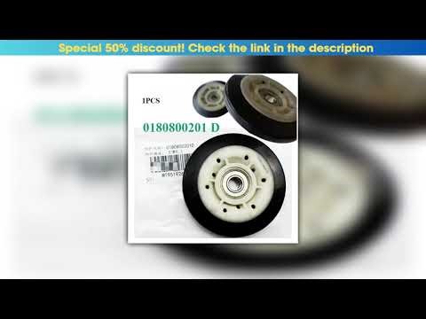 Editor’s Choice NEW 1pcs 0180800201 D for Haier/ Samsung/ LG Dryer Support Wheel Accessories Clothe