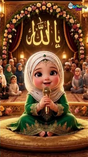 Heart Touching Islamic Nasheed for Kids 🌙 Cute Muslim Baby Girl | Ya Allah | Kids video
