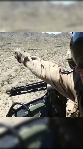 Impressively Powerful M134 Minigun in Action - Aerial Gunnery Training #military #shorts