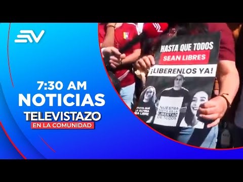 Manifestaciones de Venezolanos en Quito tras la caída de Nicolas Maduro | Televistazo | Ecuavisa
