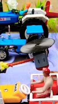 Diy tractor tree cutter machine mini science project || mini water pump | ‪@MiniCreativeTop‬ pat 1