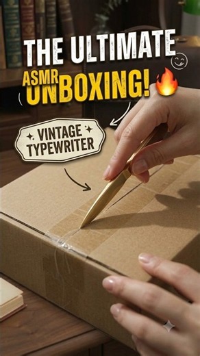 The Most Satisfying Vintage Typewriter Unboxing 📜✨ #shorts