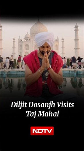 Punjabi Singer Diljit Dosanjh Visits Taj Mahal Ahead Of His Delhi Concert