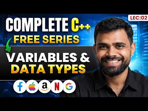 C++ Variables & Data Types: Learn How Programs Store & Handle Data