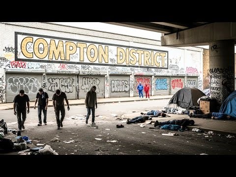 Inside the WORST neighborhood in Compton: Where Crips vs Bloods WAR Kill 91 Per 100K