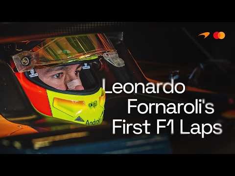Leo Fornaroli's first drive in an F1 car | McLaren Racing