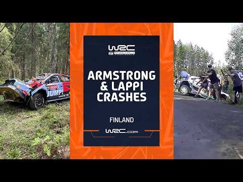 Armstrong & Lappi Crashes | WRC Secto Rally Finland 2026