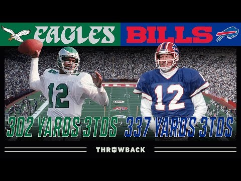 PEAK Nostalgia: Randall Cunningham vs Jim Kelly Duel! (Eagles vs. Bills 1990, Week 13)