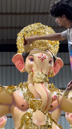 Gold Foil Work On Ganpati Idol | Ganesh Making 2026 | Ganesh Making 2026 | Ganesh Chaturthi 2026