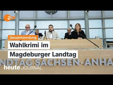 heute journal vom 06.10.2026 AfD stellt Madgeburger Landtagspräsident, Ex-BND-Chef festgenommen