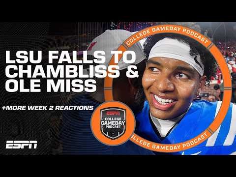 Oxford Erupts: Trinidad Chambliss Leads Ole Miss Over LSU | College GameDay Podcast