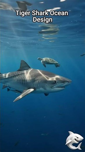 Tiger Shark adapted for exploration #TigerShark #OceanDocumentary #MarineLife #OceanFacts
