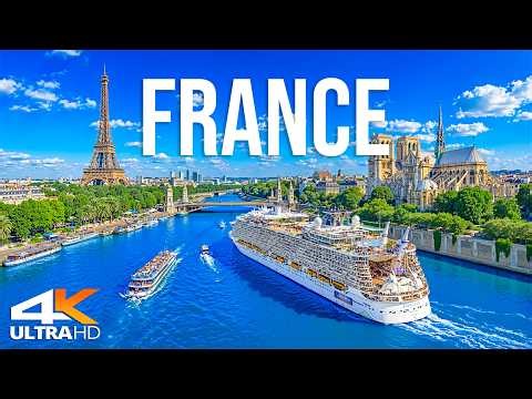 France 4K Drone Footage | Paris, Lavender Fields & Mediterranean Coast, Timeless Elegance