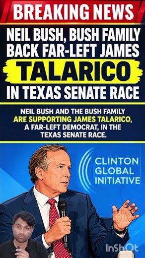 Neil Bush and Bush Family Back James Talarico in Texas Senate Race!