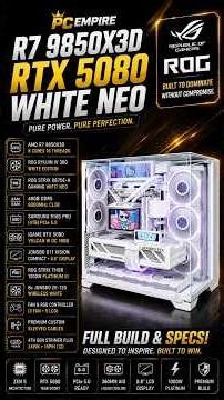 ELITE 8K GAMING PC BUILD | RYZEN 7 9850X3D + GeForce RTX 5080 | Samsung 9100 Pro 4TB PCIe 5.0 SSD !
