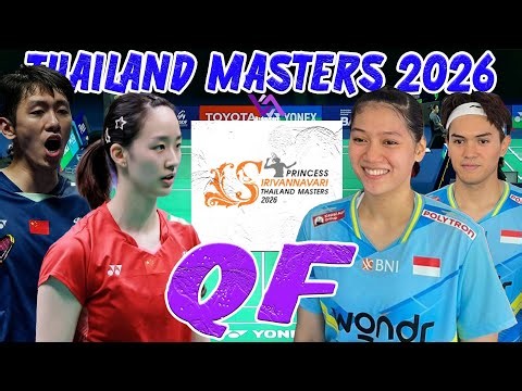 QF Thailand Masters 2026 Live Stream Badminton