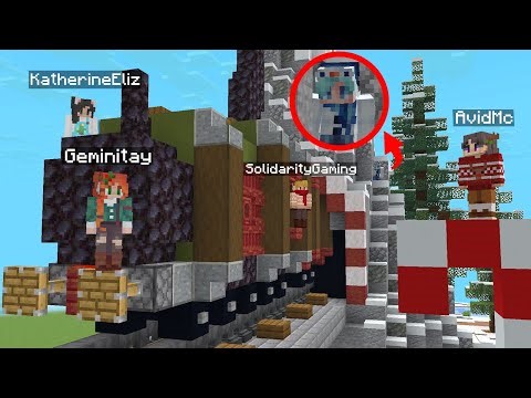 Minecraft Build & Seek W/GeminiTay, SolidarityGaming, AvidMc & KatherineEliz!