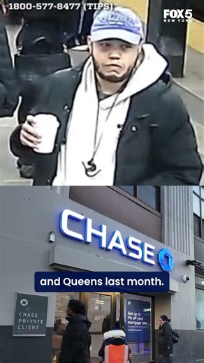 NYC suspect tried robbing 6 Chase banks, walked away with $600 before arrest in Newark