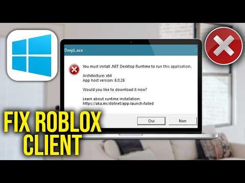 How To Fix You must install .NET Desktop Runtime to run this application in Windows