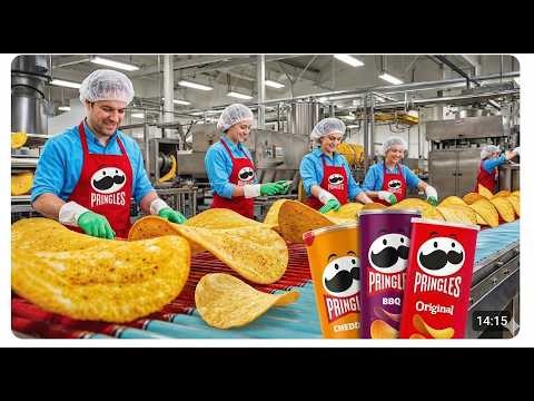 Inside the World's Fastest Pringles Factory: 1 Million Chips Per Hour! 🏗️⚙️