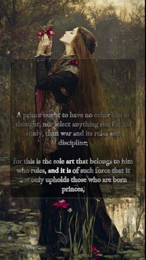 Niccolo Machiavelli - War as the Sole Art of Rule (#machiavelli #machiavellianism #philosophy )