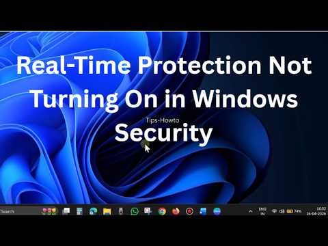 Real-Time Protection Not Turning On? Fix Windows Security Issue Fast (2026)