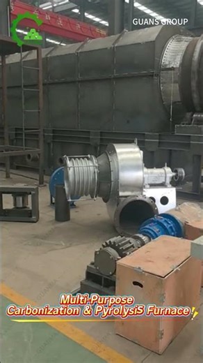 Multi‑Purpose Carbonization & Pyrolysis Furnace – Process Rice Husk, Coconut Shell, Sludge!