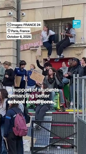 Student protests: First images from demonstrations in Paris • FRANCE 24 English