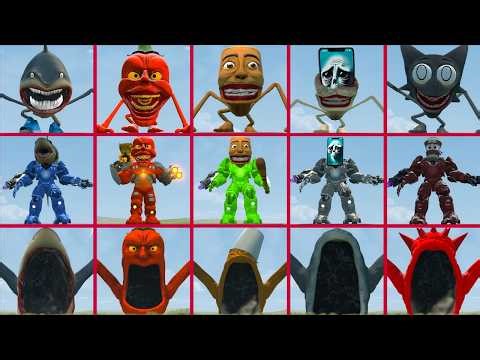 EPIC BATTLE: TAPE MONSTERS VS MECHA VS SEA MONSTERS — WHO IS THE FINAL BOSS? | GARRY'S MOD💥⚔️
