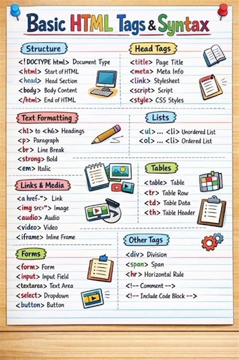 Basic HTML Tags you must know || Html kay basic tags