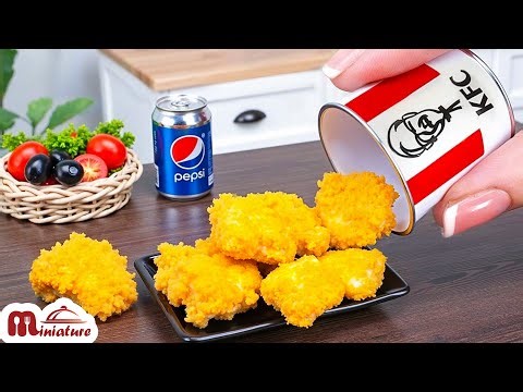 🍿 So Tasty Mini KFC Popcorn Chicken Recipe | ASMR Cooking Mini Food