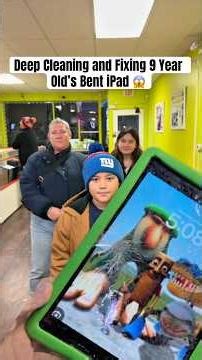 Fixing and Deep Cleaning 9 Year Old’s iPad 😱#shorts #moneytalkswireless #ipad #deepcleaning