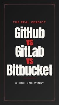 GitHub vs GitLab vs Bitbucket — Which One Wins? #Shorts